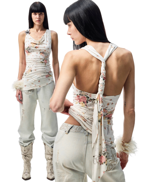 IN STOCK | BENEDICTE BACK KNOT TANK TOP