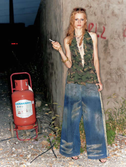 Alternative view of IN STOCK | WUMUTI HALTER CAMO TOP