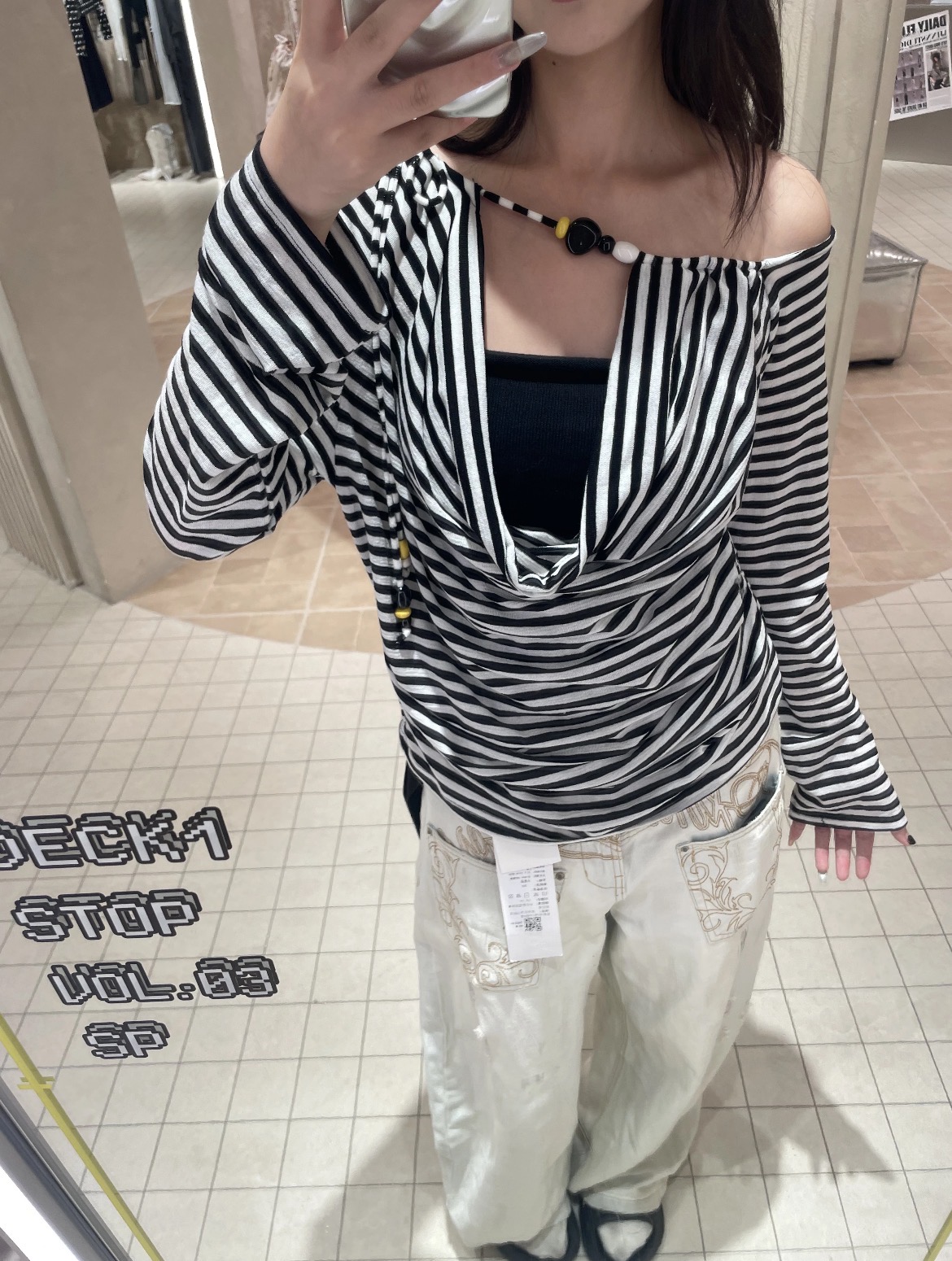 ⭑1JINN EXCLUSIVE ITEM AVAILABLE EXCLUSIVELY ONLINE AT SHELONGZ⭑ IN STOCK ♱ GENZI BEADED TOP – 3COLORS - Image 12