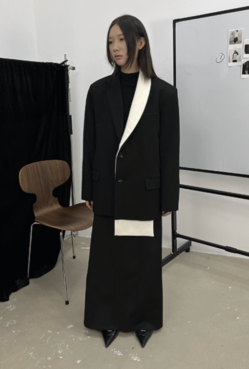 IN STOCK | KALANI COLOUR-BLOCKED LAPEL BLAZER