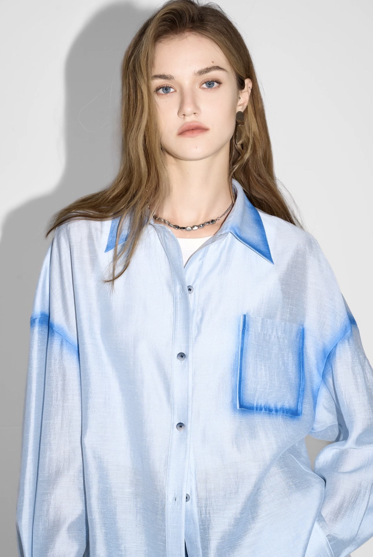 IN STOCK | CIEL COTTON SILK SHIRT -- 2colors - Image 7