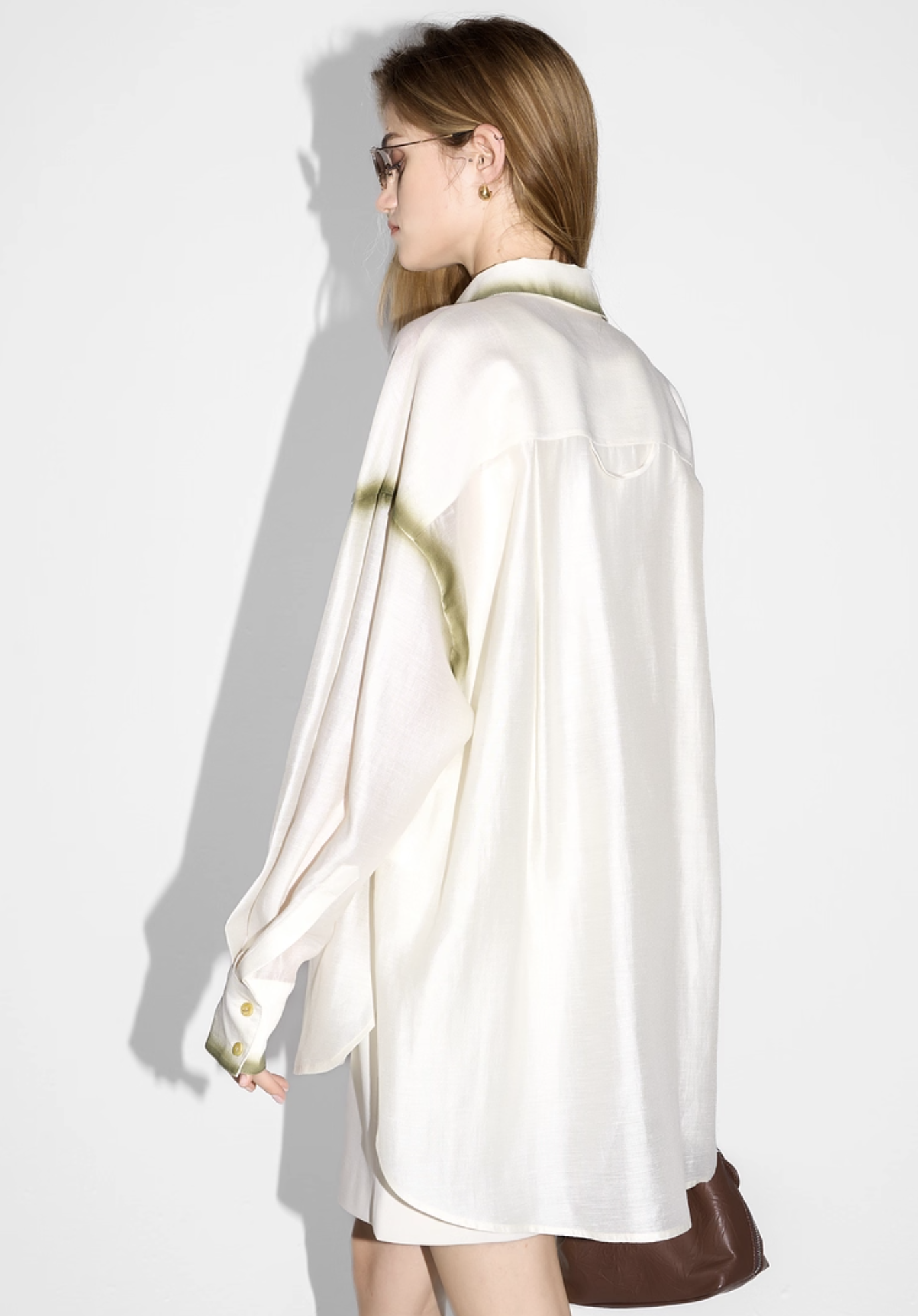 IN STOCK | CIEL COTTON SILK SHIRT -- 2colors - Image 5