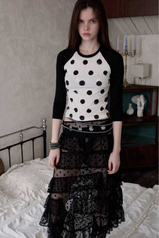 IN STOCK | MOJI POLKA DOT TOP