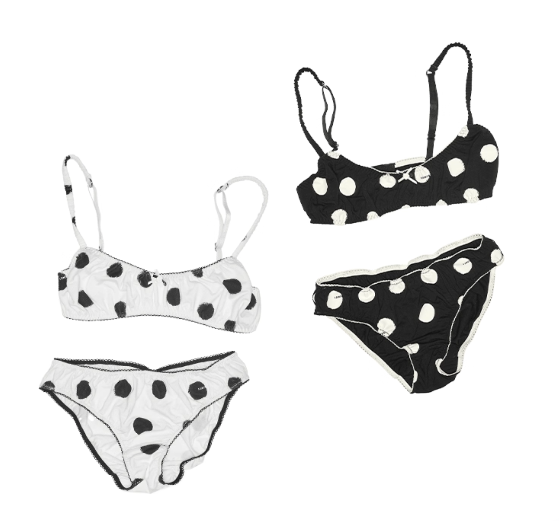 IN STOCK | MOMO POLKA DOT LINGERIE 2-PIECE SET -- 2colors - Image 5