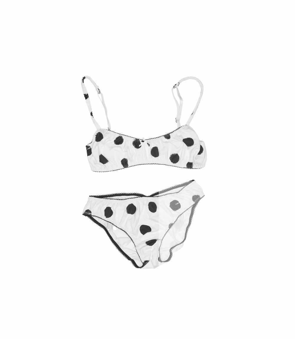 IN STOCK | MOMO POLKA DOT LINGERIE 2-PIECE SET -- 2colors - Image 13