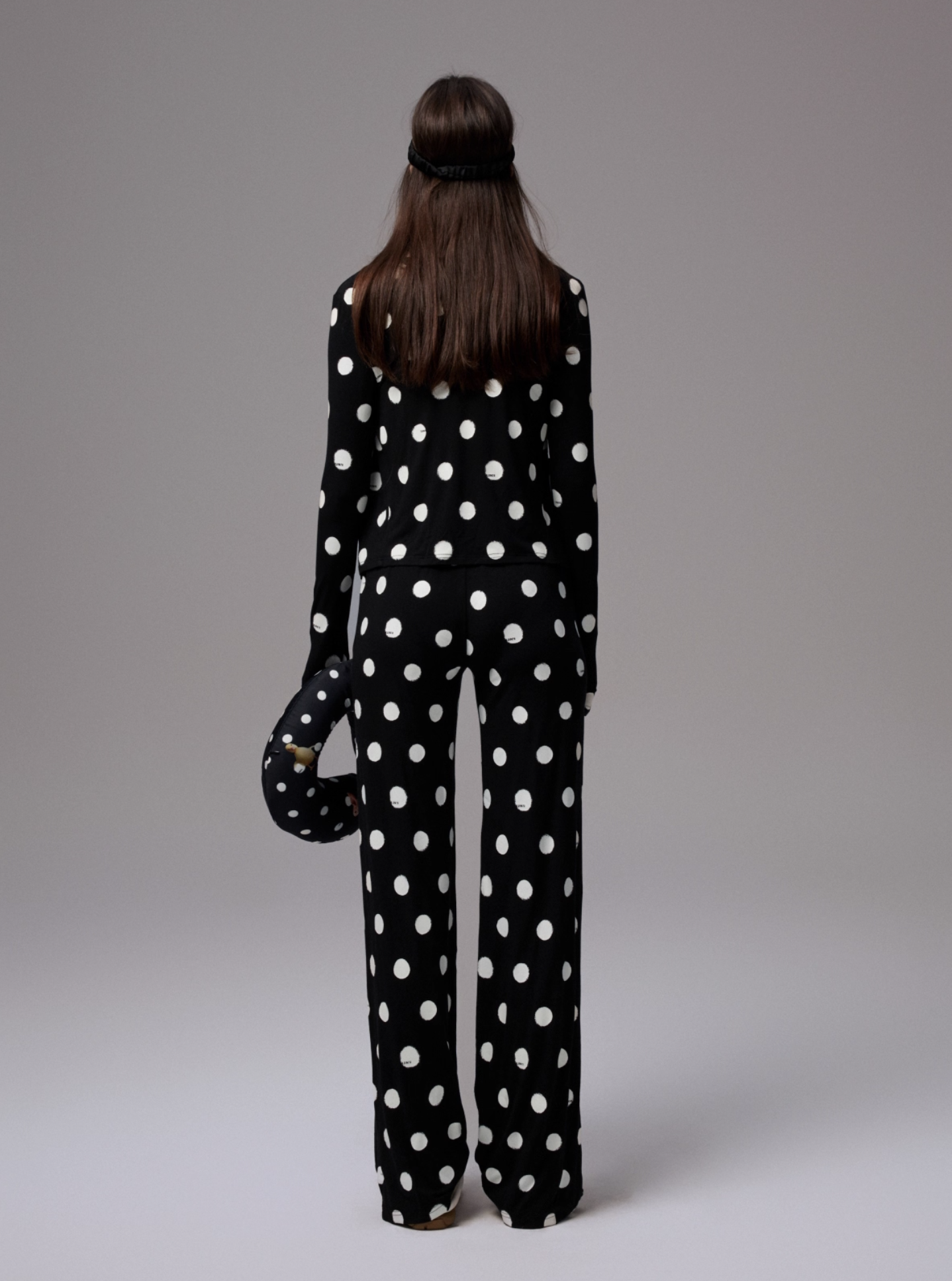 IN STOCK | MIGA POLKA DOT CARDIGAN & LOUNGE PANTS 2-PIECE SET - 2colors - Image 11