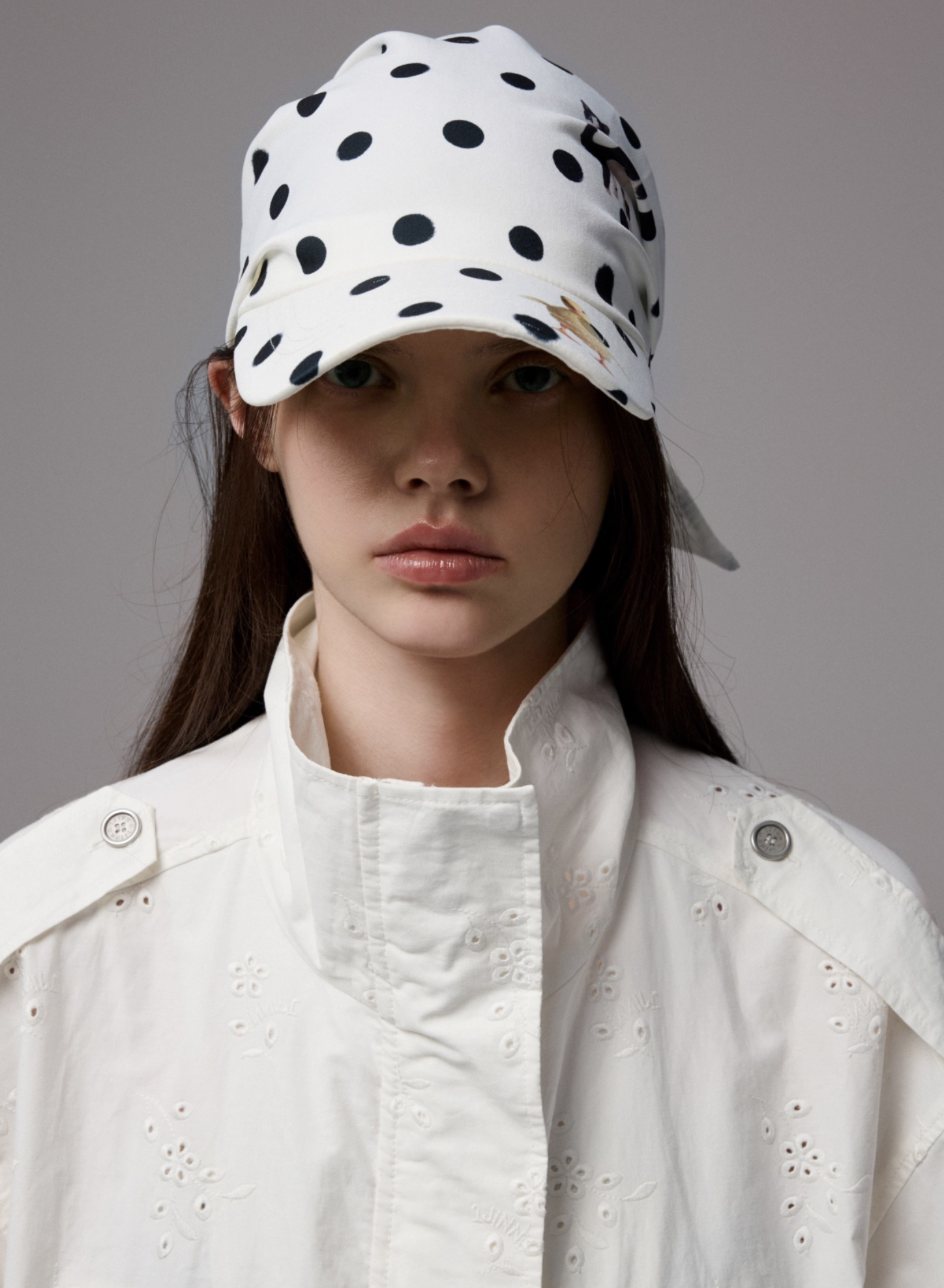 IN STOCK ♱ POLKA DOT PET PRINT HEADSCARF BASEBALL CAP - Image 2