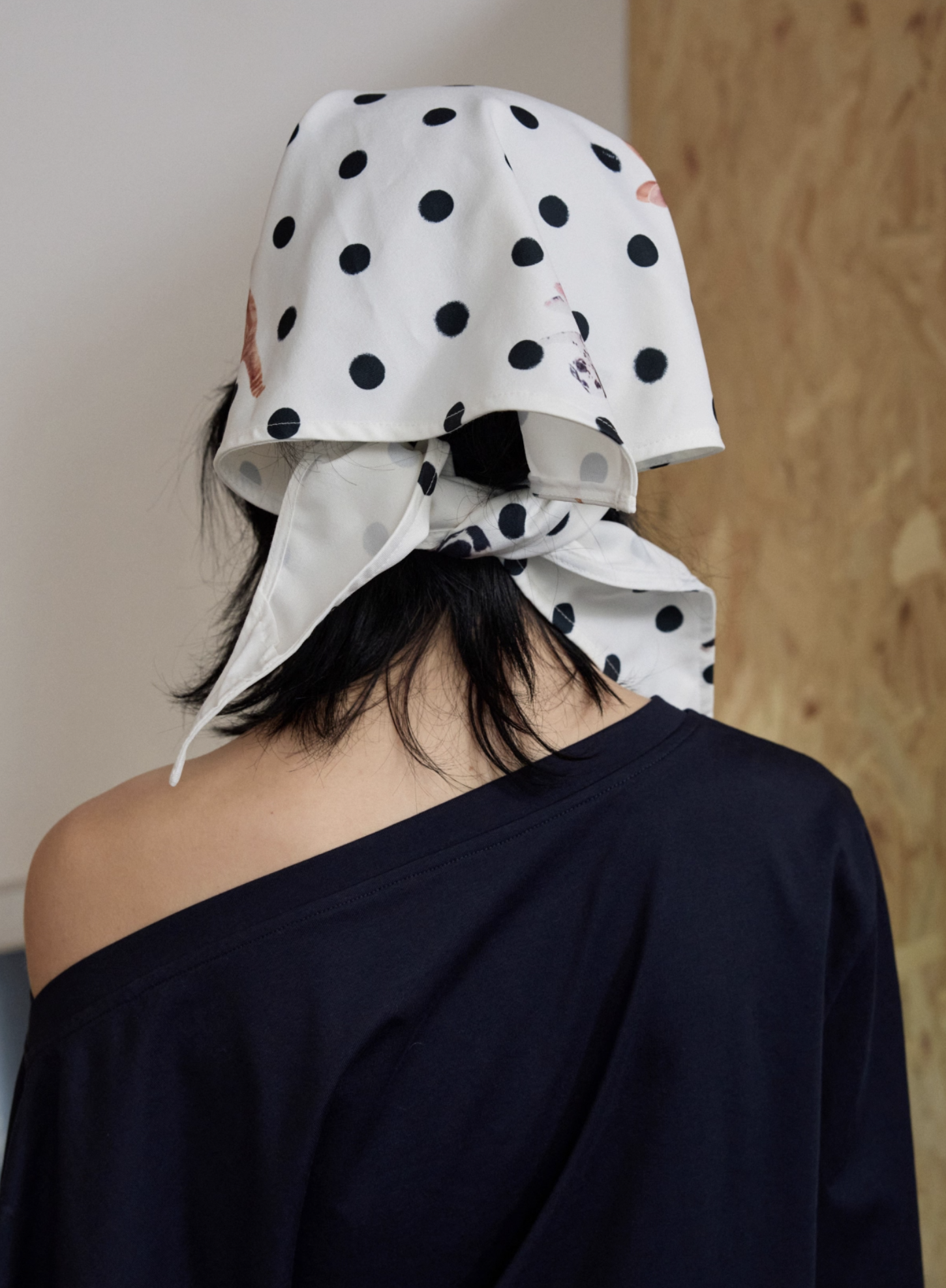 IN STOCK ♱ POLKA DOT PET PRINT HEADSCARF BASEBALL CAP - Image 5