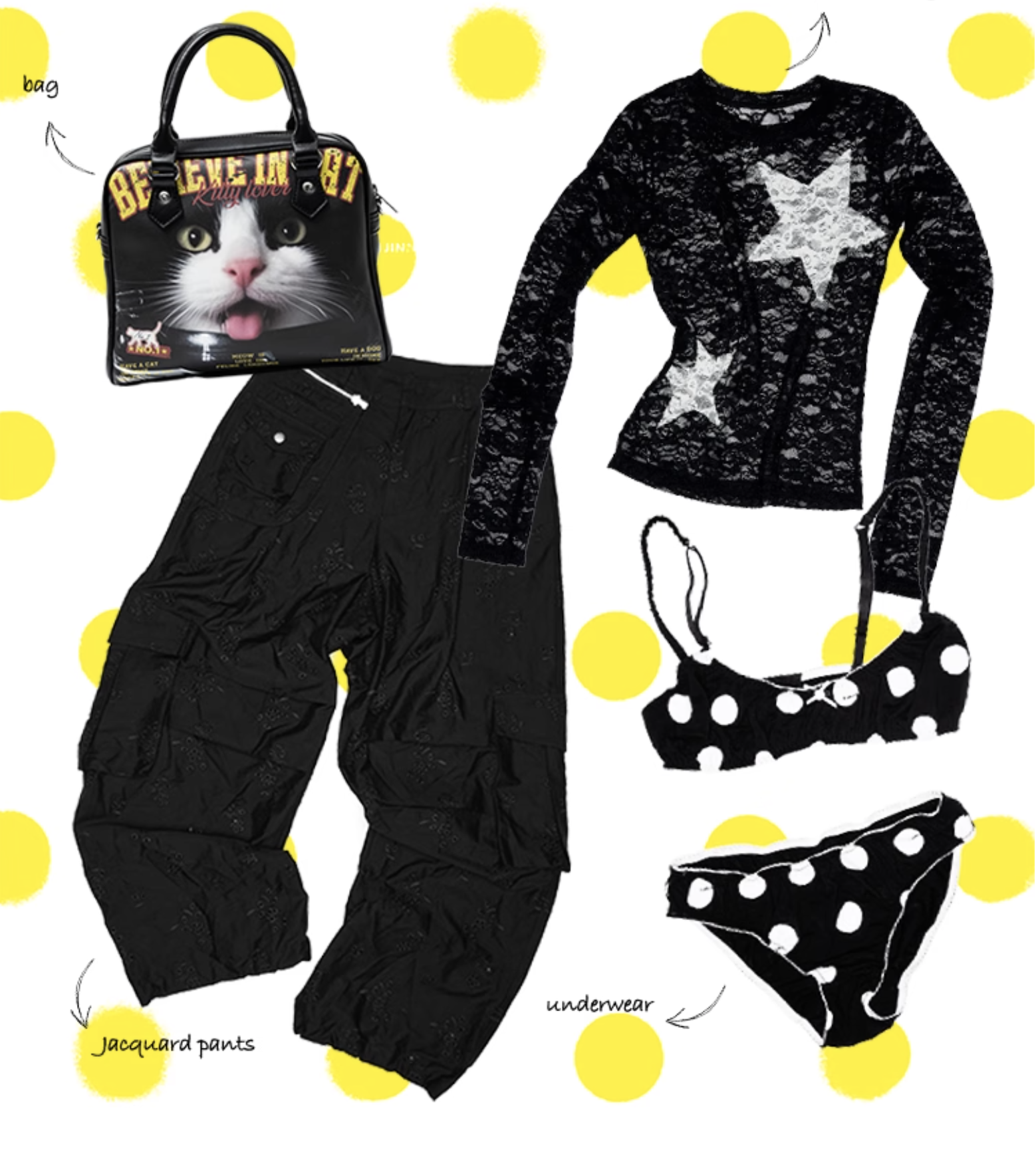 IN STOCK ♱ STAR VINTAGE LACE TOP - Image 8