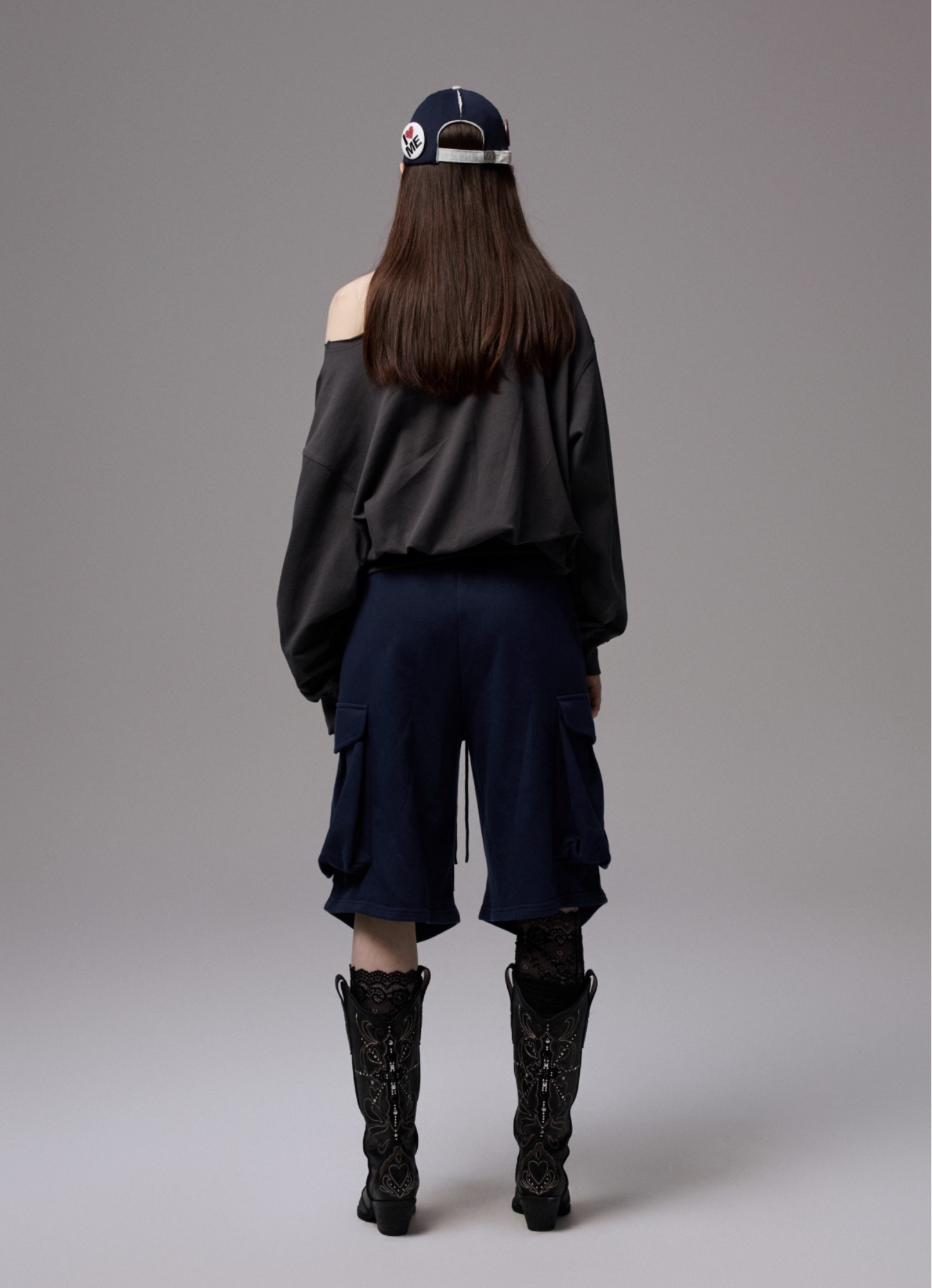 IN STOCK ♱ PENELOPE OFF SHOULDER SWEATSHIRT -- 2colors - Image 25