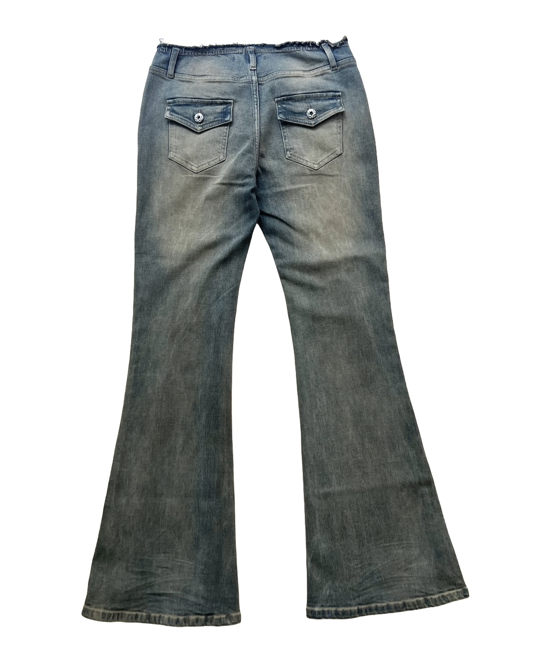 ⭑1JINN EXCLUSIVE ITEM AVAILABLE EXCLUSIVELY ONLINE AT SHELONGZ⭑ IN STOCK ♱ Y2K STAR STUDS & RHINESTONE STARS JEANS - 2styles - Image 11