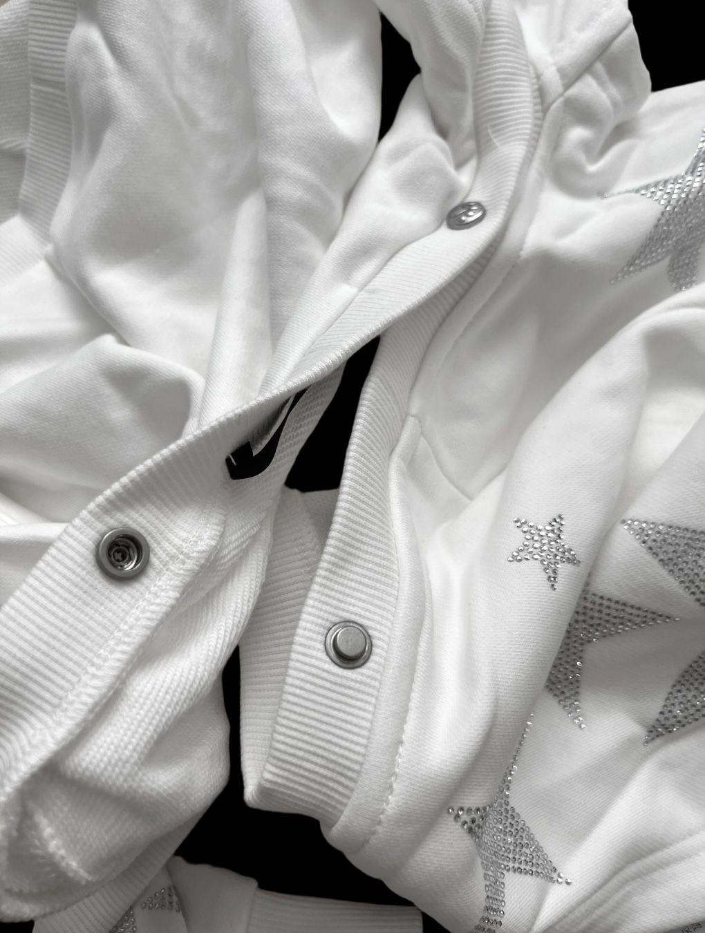 ⭑1JINN EXCLUSIVE ITEM AVAILABLE EXCLUSIVELY ONLINE AT SHELONGZ⭑ IN STOCK ♱ CHROME 2-PIECE SET (HOODED SWEATSHIRT + VEST TOP) - 2colors - Image 19