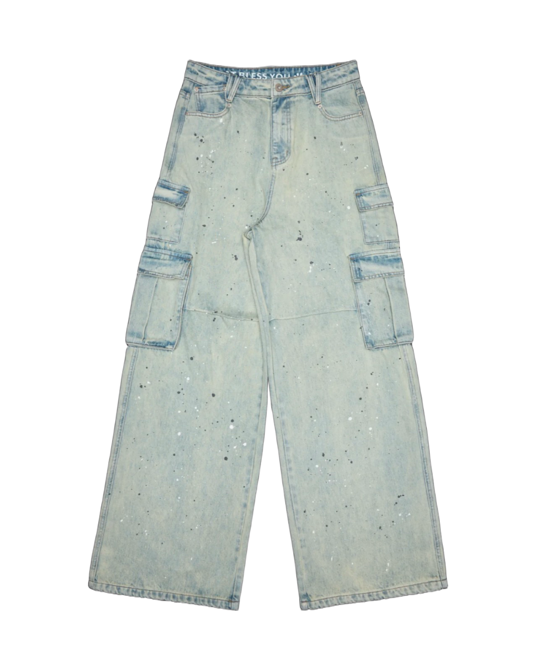 ⭑1JINN EXCLUSIVE ITEM AVAILABLE EXCLUSIVELY ONLINE AT SHELONGZ⭑ IN STOCK ♱ CAT BLESS YOU CARGO DENIM PANTS – 2COLORS - Image 19