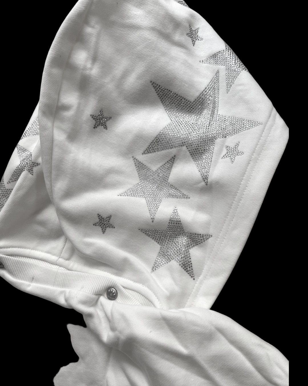 ⭑1JINN EXCLUSIVE ITEM AVAILABLE EXCLUSIVELY ONLINE AT SHELONGZ⭑ IN STOCK ♱ CHROME 2-PIECE SET (HOODED SWEATSHIRT + VEST TOP) - 2colors - Image 18