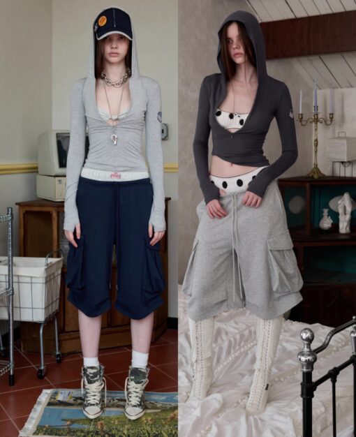 IN STOCK ♱ ROKU CARGO SHORTS - 2colors