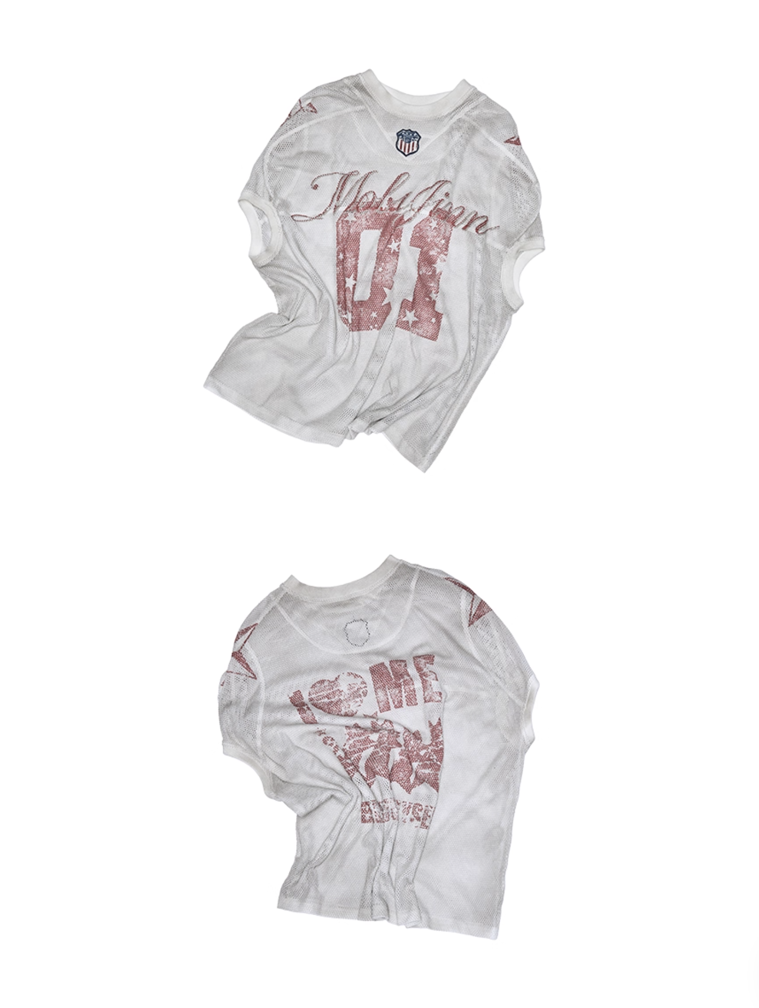 IN STOCK ♱ VINTAGE PRINTED RUGBY JERSEY TOP - 2colors - Image 14