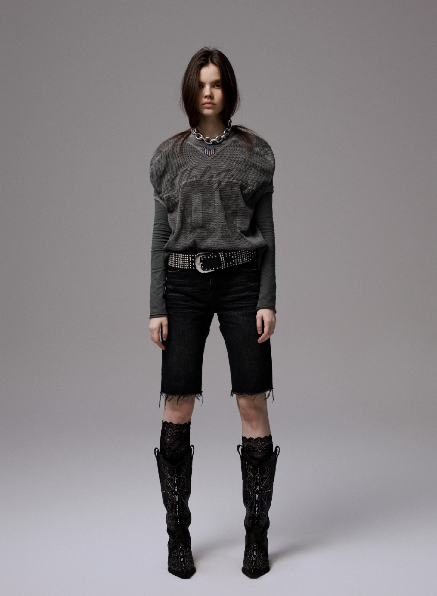 IN STOCK ♱ VINTAGE PRINTED RUGBY JERSEY TOP - 2colors - Image 7