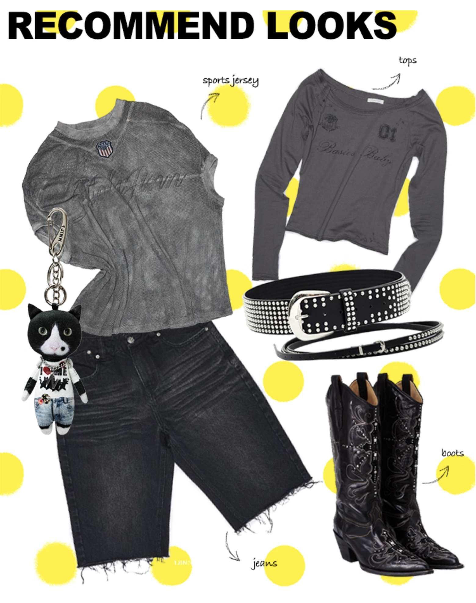 IN STOCK ♱ VINTAGE PRINTED RUGBY JERSEY TOP - 2colors - Image 10