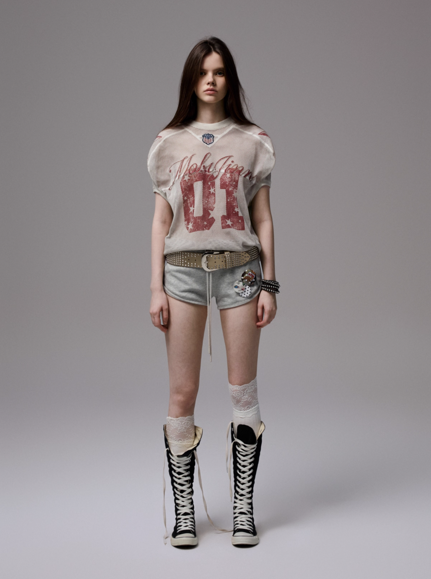 IN STOCK ♱ VINTAGE PRINTED RUGBY JERSEY TOP - 2colors - Image 12