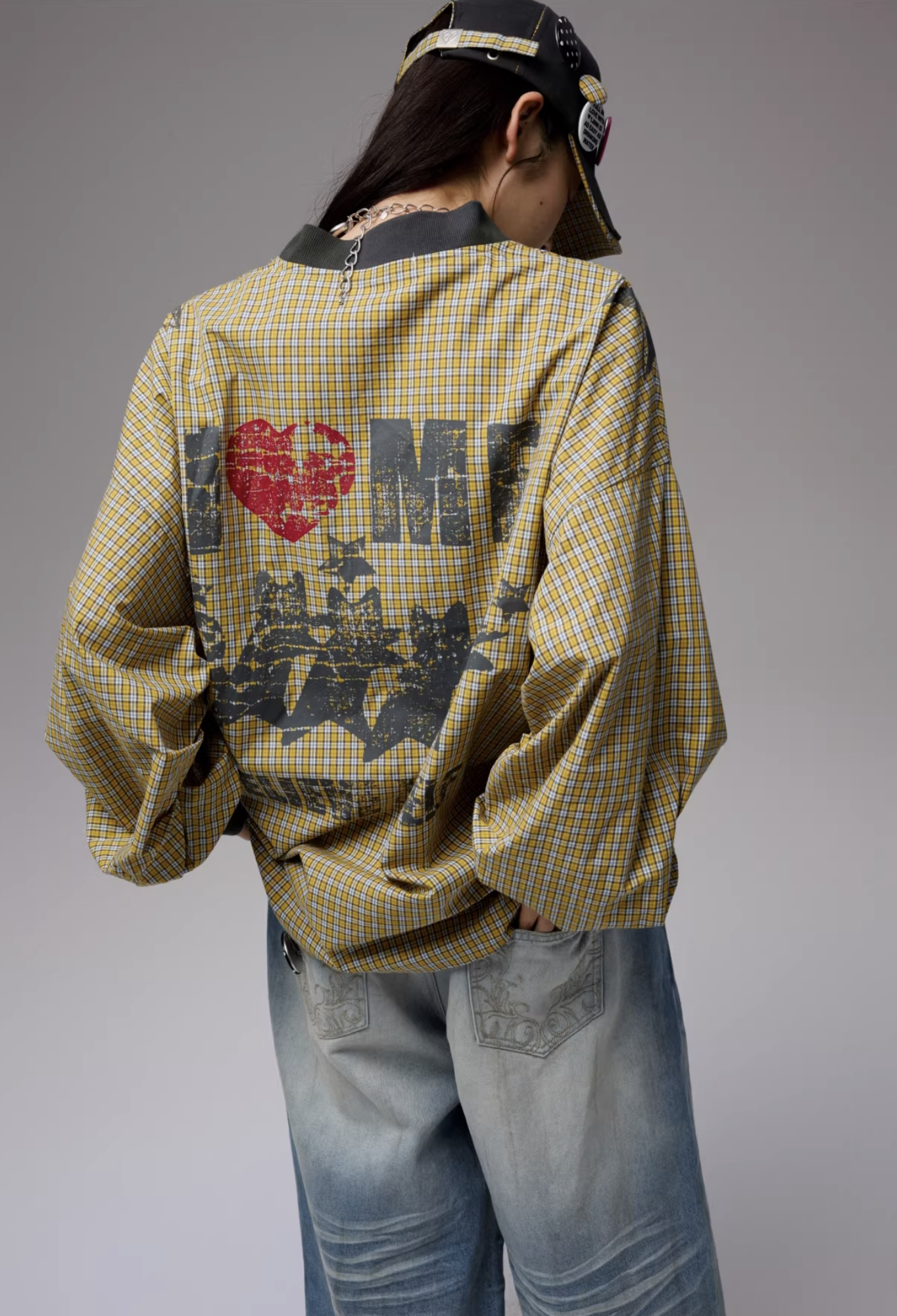 IN STOCK ♱ VINTAGE V-NECK JERSEY TOP - 4colors - Image 7