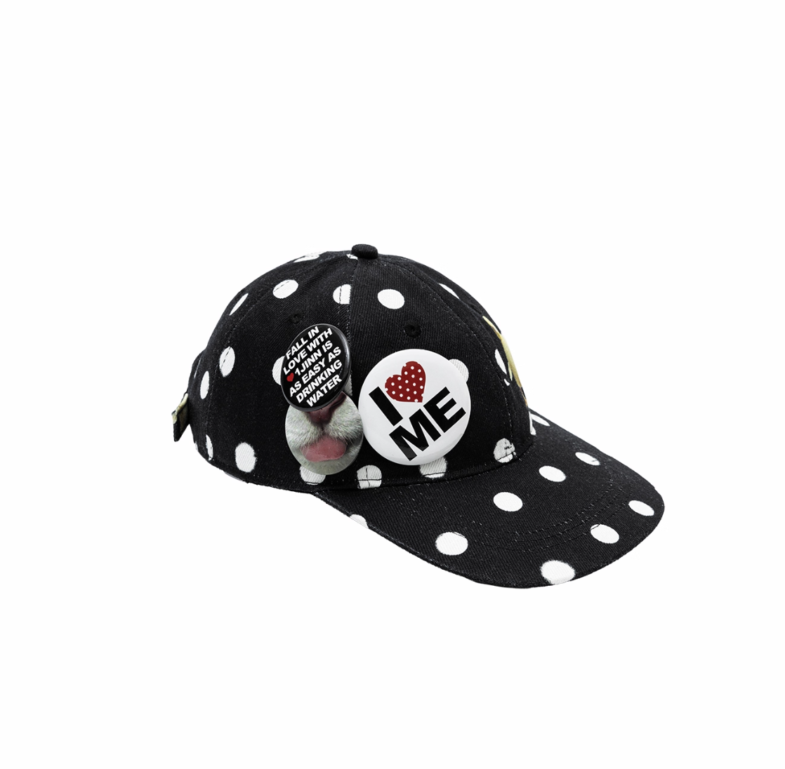 IN STOCK ♱ POLKA DOTS POP CAP + PLAYFUL REMOVABLE PIN BADGES - Image 13