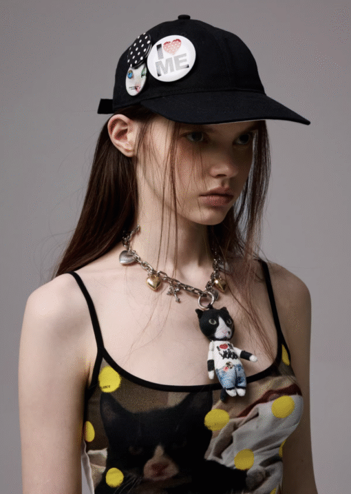 IN STOCK ♱ CLASSIC POP CAP + CUTE ANIMALS PIN BADGES