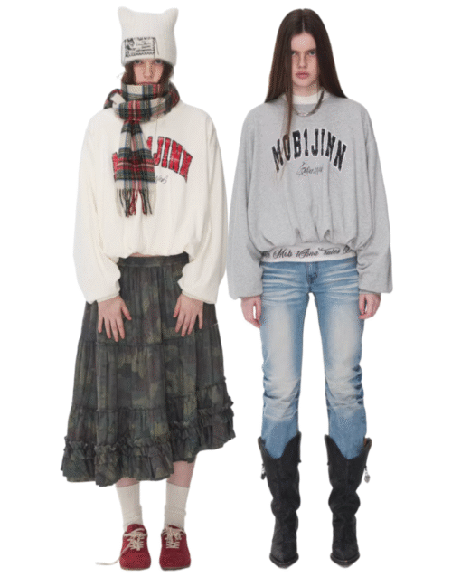 ♱ COZY MOB1JINN SWEATER – 2colors ♱ PRE-ORDER 10 DAYS