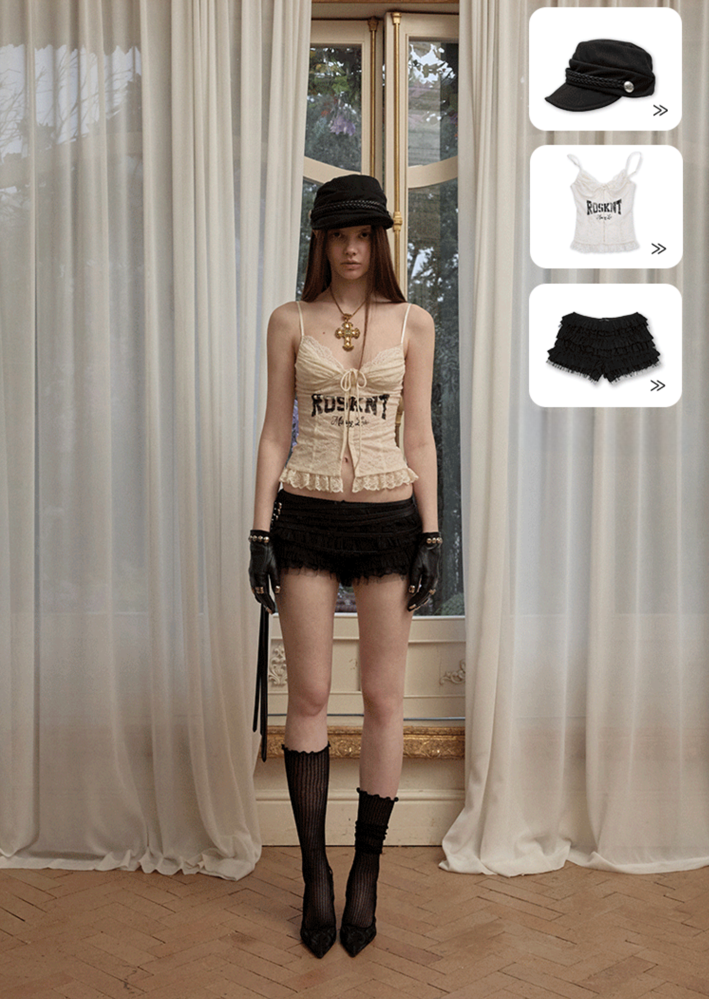 ♱ LACE TIERED CAKE SHORTS - 2colors ♱ PRE-ORDER 10 DAYS - Image 20