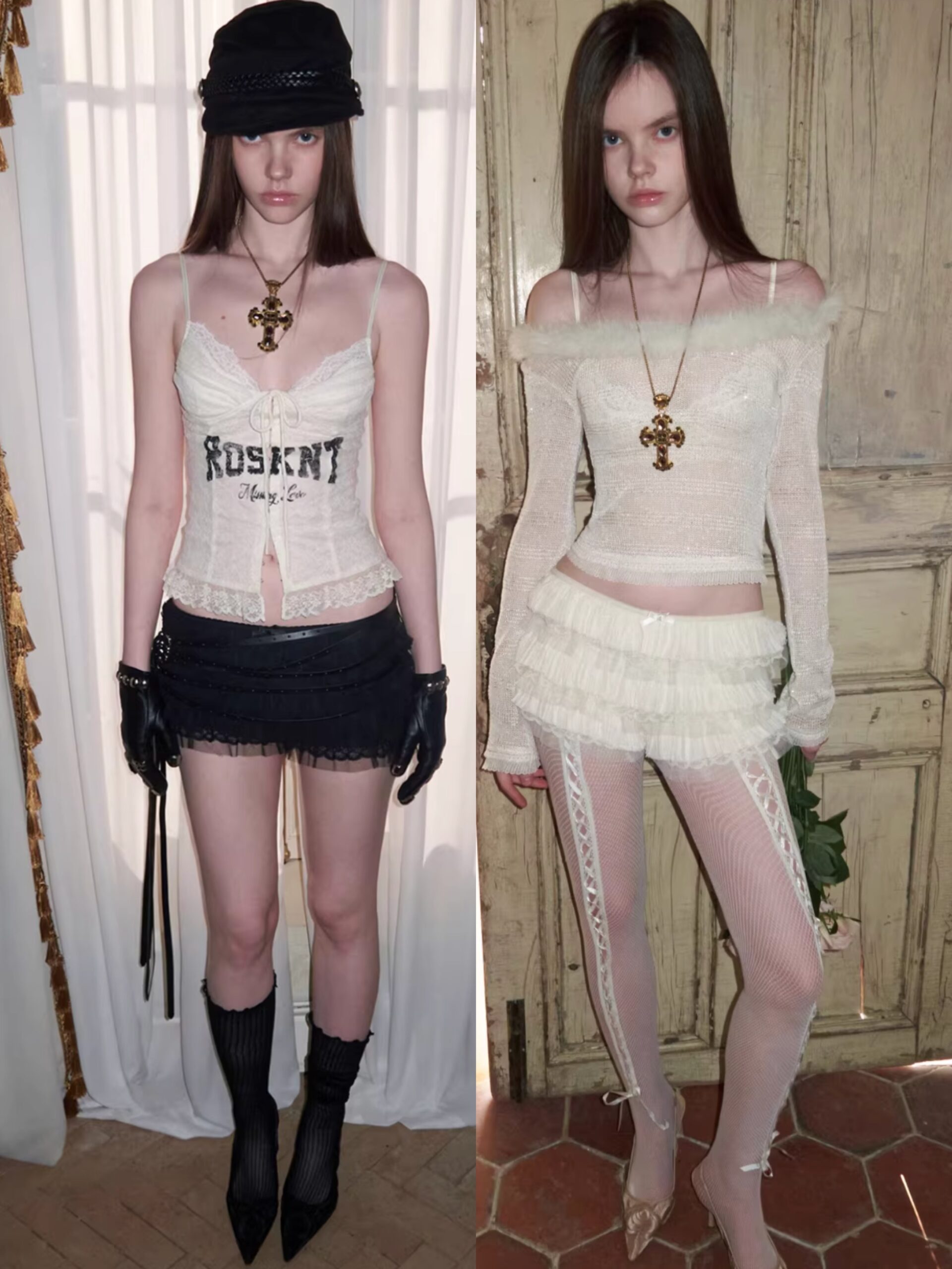 ♱ LACE TIERED CAKE SHORTS - 2colors ♱ PRE-ORDER 10 DAYS