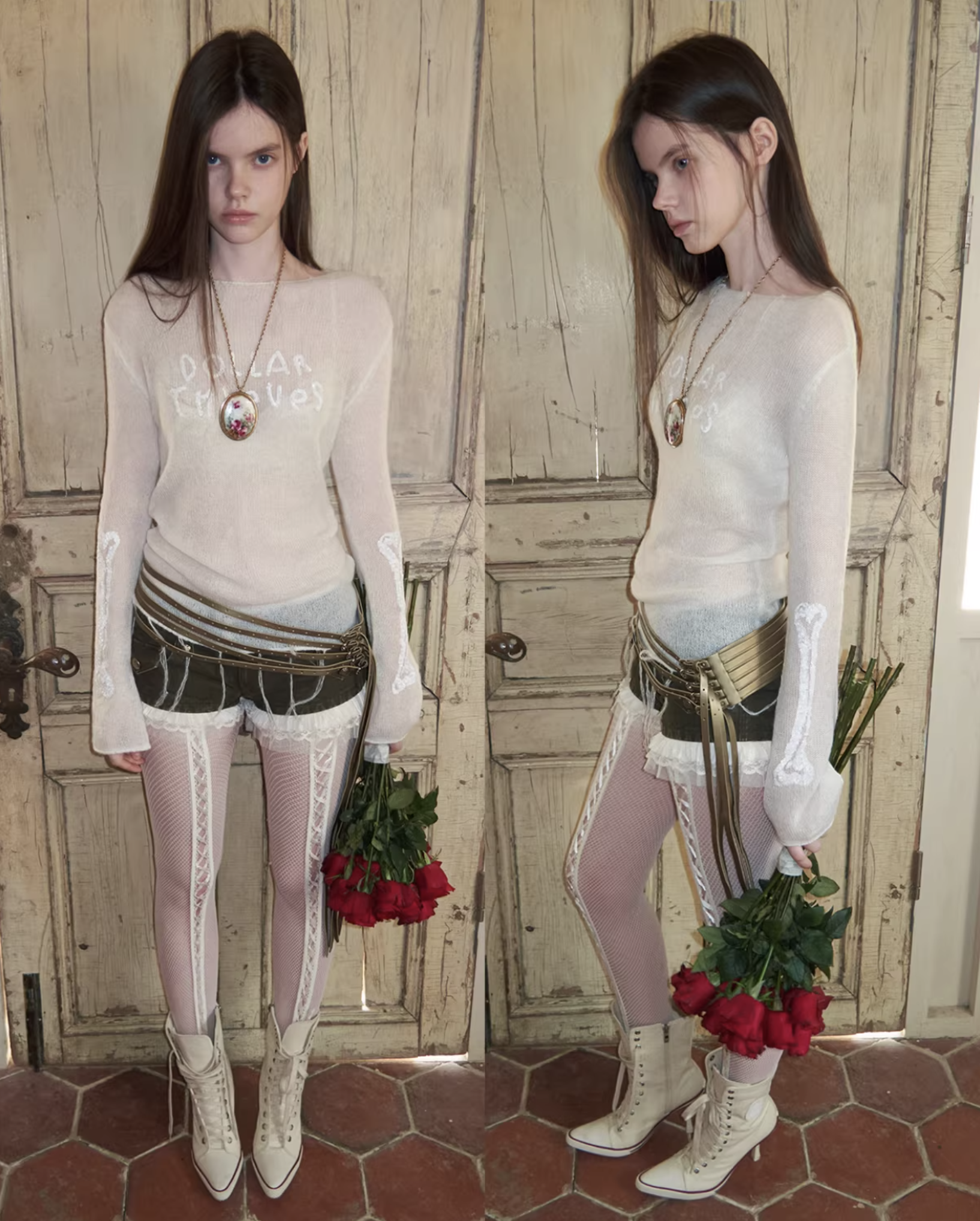 ♱ SEQUIN SHEER KNIT TOP - 3colors ♱ PRE-ORDER 10 DAYS - Image 5