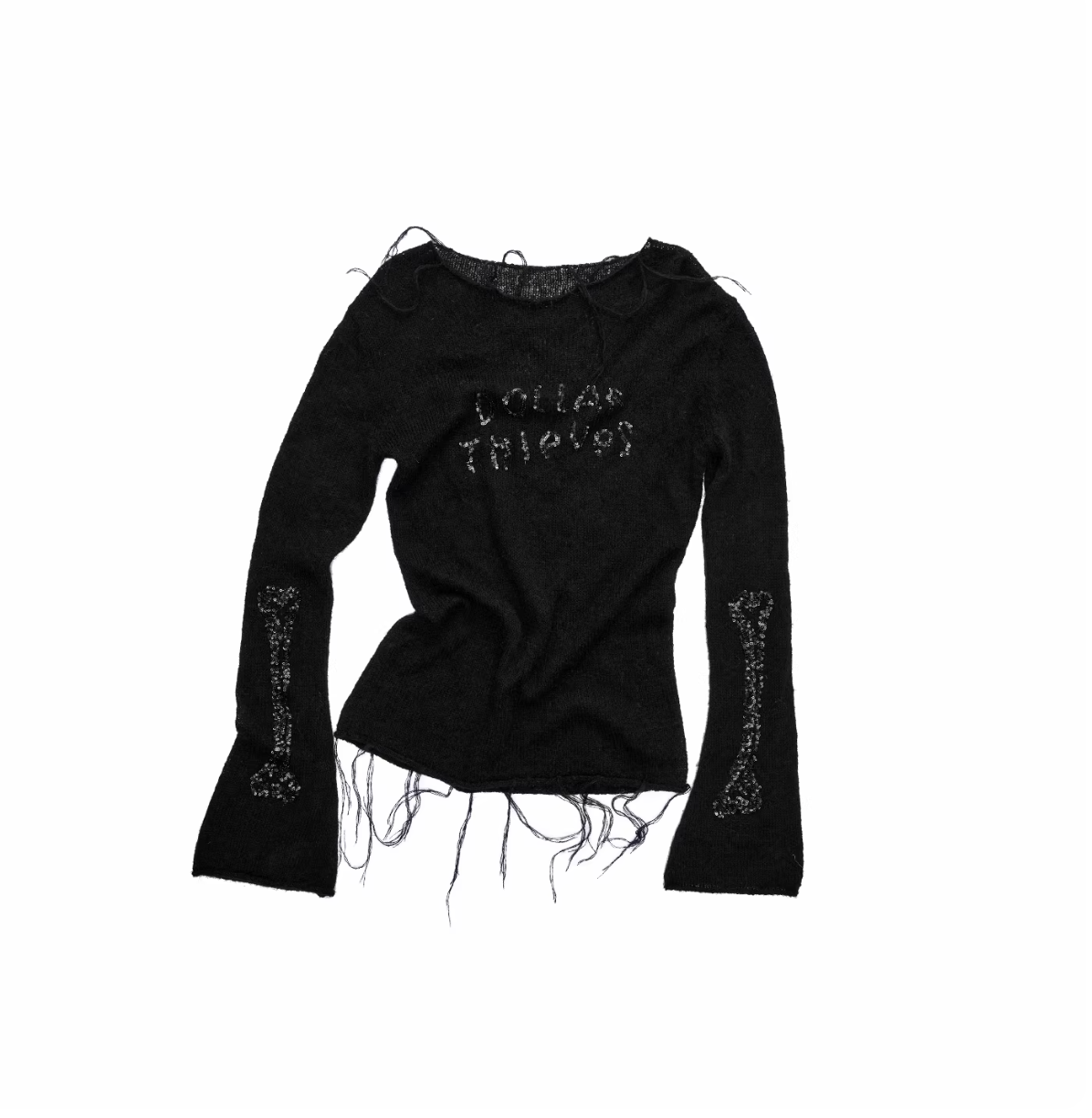 ♱ SEQUIN SHEER KNIT TOP - 3colors ♱ PRE-ORDER 10 DAYS - Image 16