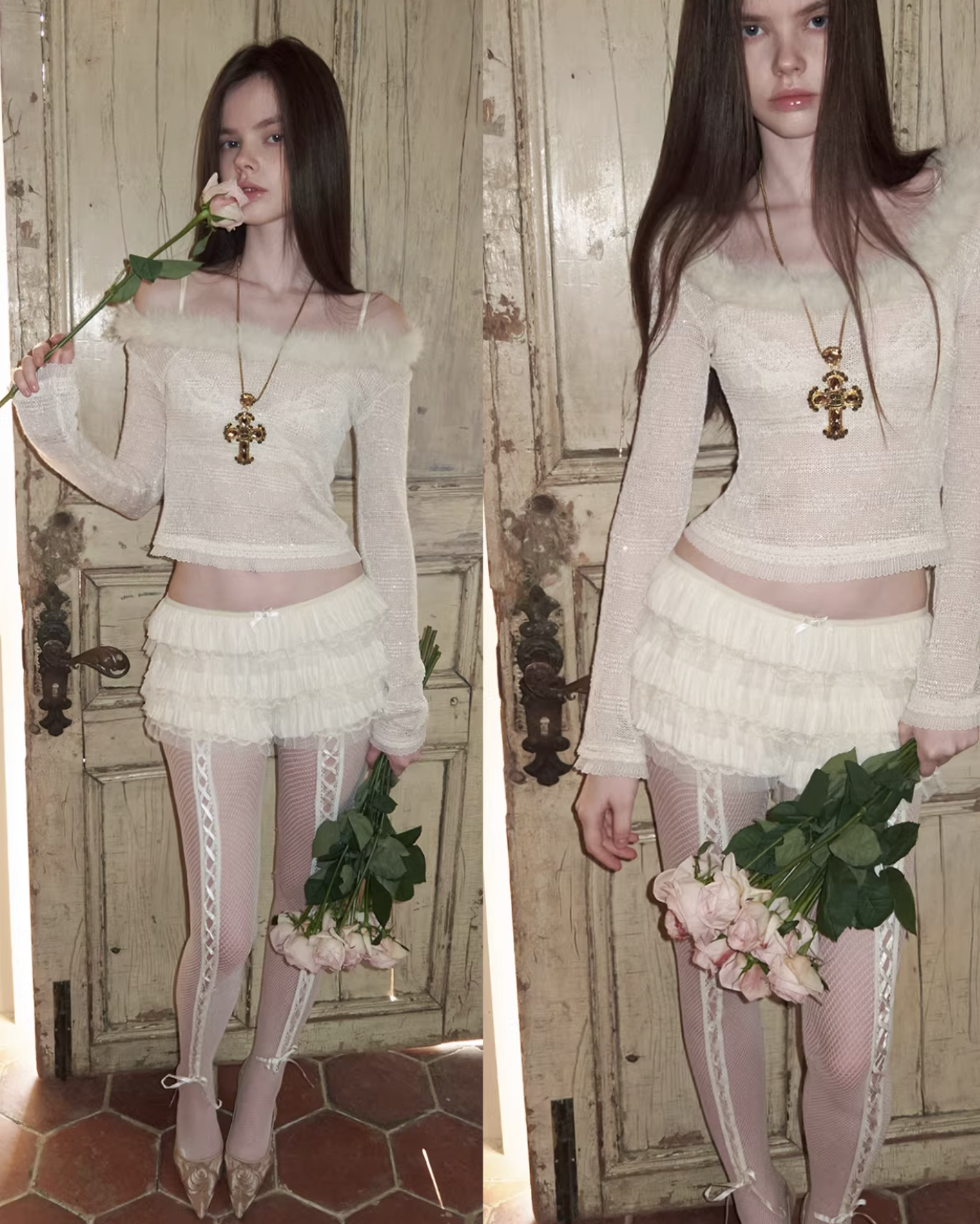 ♱ LACE TIERED CAKE SHORTS - 2colors ♱ PRE-ORDER 10 DAYS - Image 10