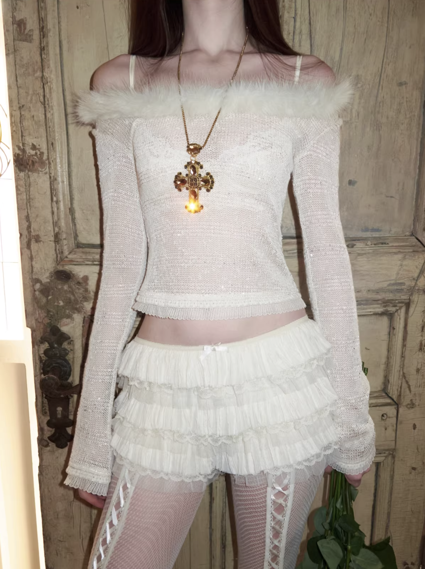 ♱ LACE TIERED CAKE SHORTS - 2colors ♱ PRE-ORDER 10 DAYS - Image 11