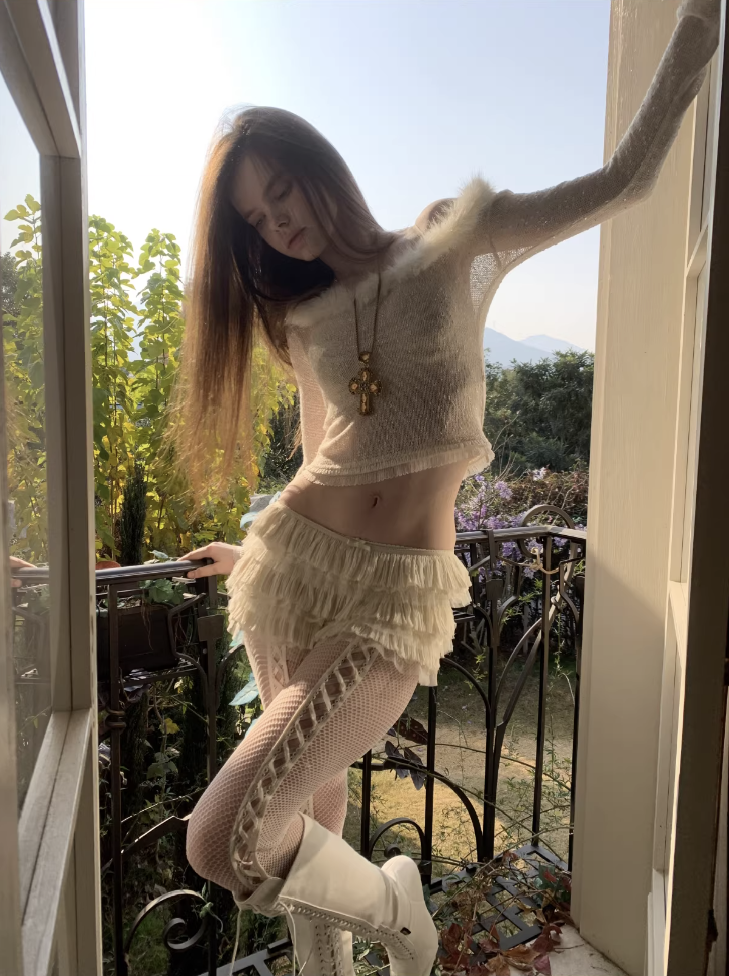 ♱ LACE TIERED CAKE SHORTS - 2colors ♱ PRE-ORDER 10 DAYS - Image 4