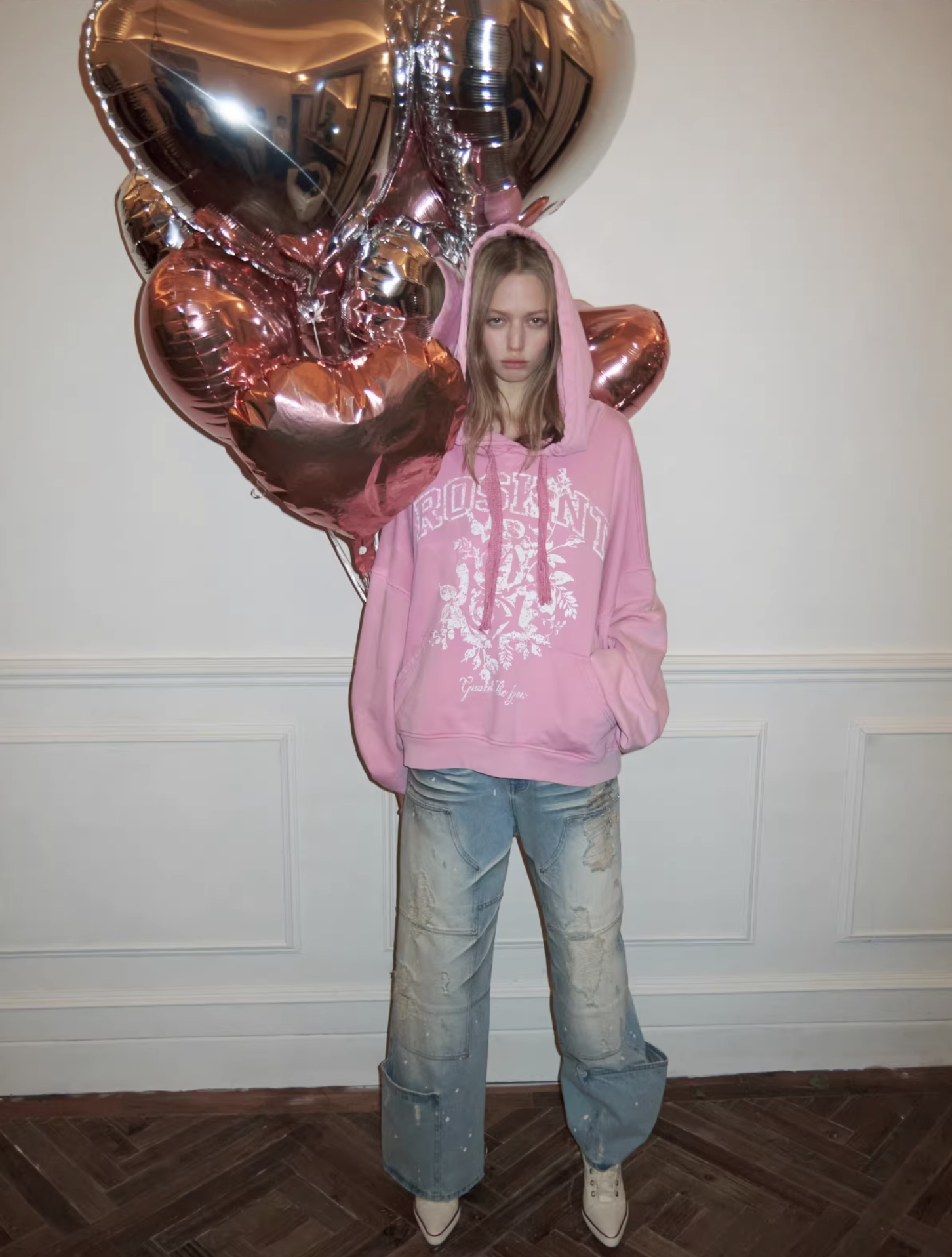 ♱ WASHED DISTRESSED STRAIGHT-LEG JEANS ♱ PRE-ORDER 10 DAYS - Image 14