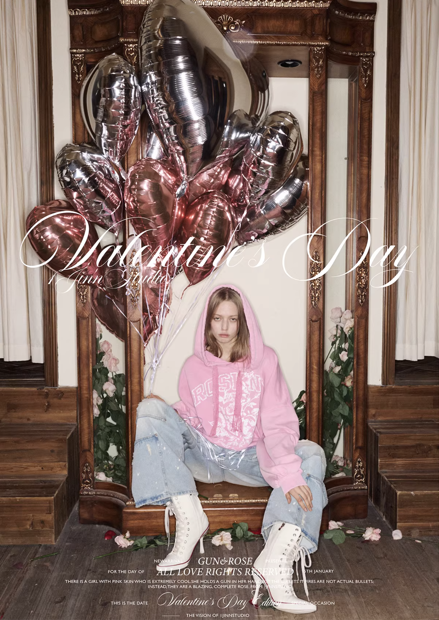 ♱ WASHED DISTRESSED STRAIGHT-LEG JEANS ♱ PRE-ORDER 10 DAYS - Image 2