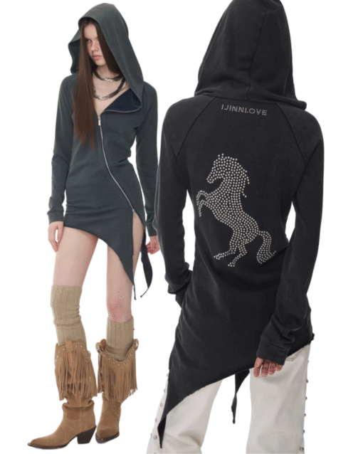 IN STOCK ♱ MORAY HOODIE DRESS ♱ 2colors