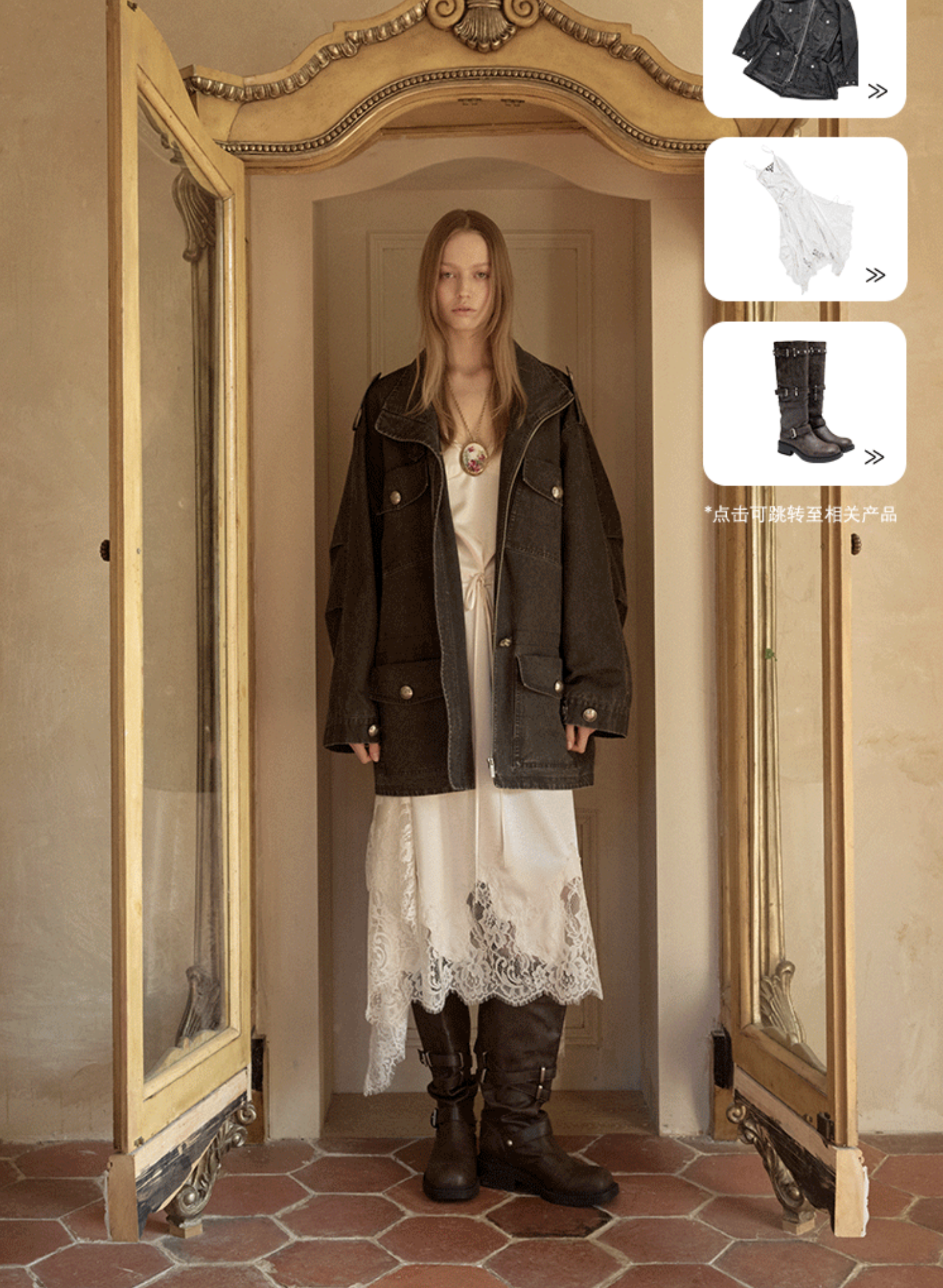 IN STOCK ♱ UTILITY CINCH FIELD JACKET - 2colors - Image 3