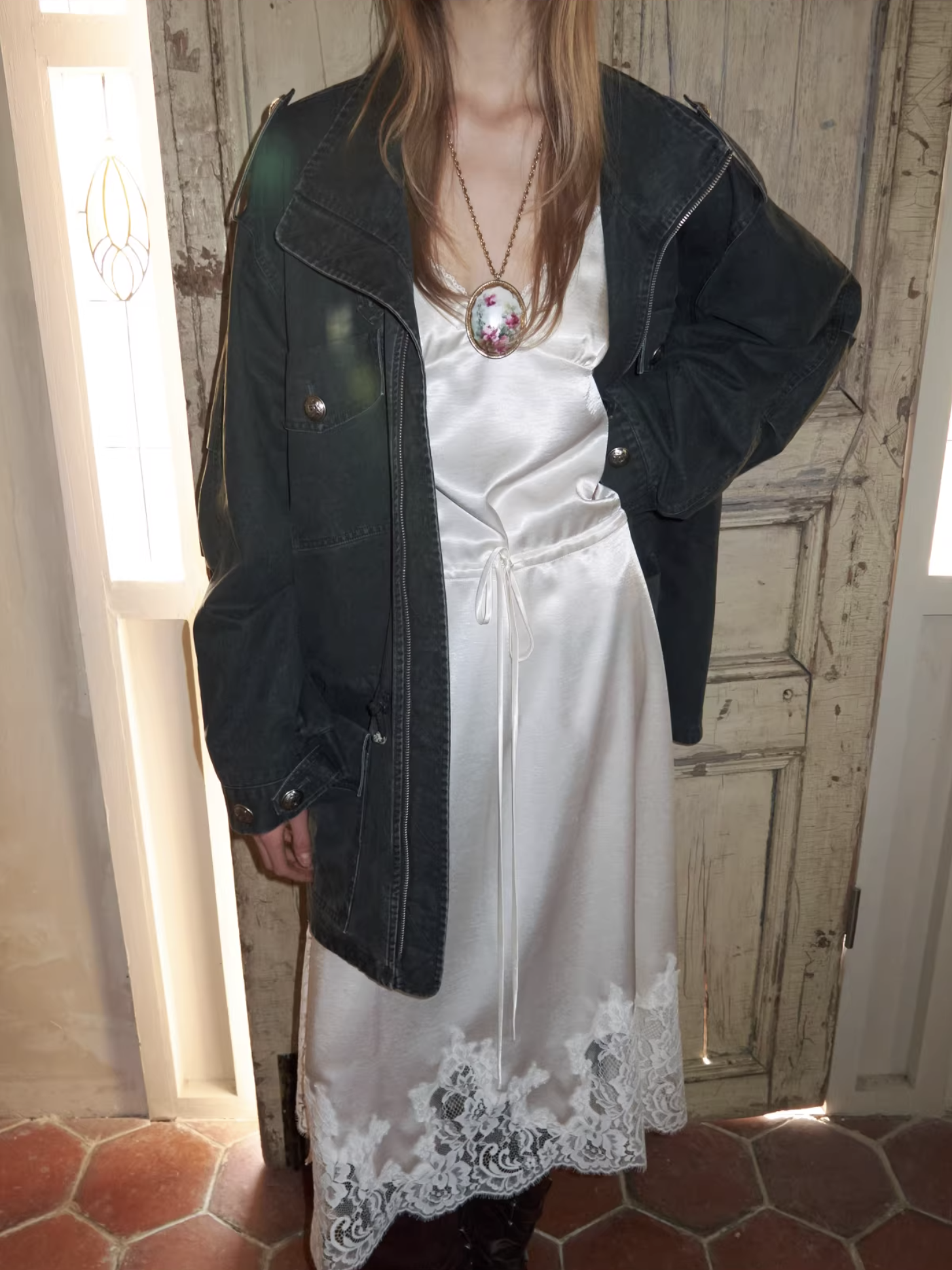 IN STOCK ♱ UTILITY CINCH FIELD JACKET - 2colors - Image 7