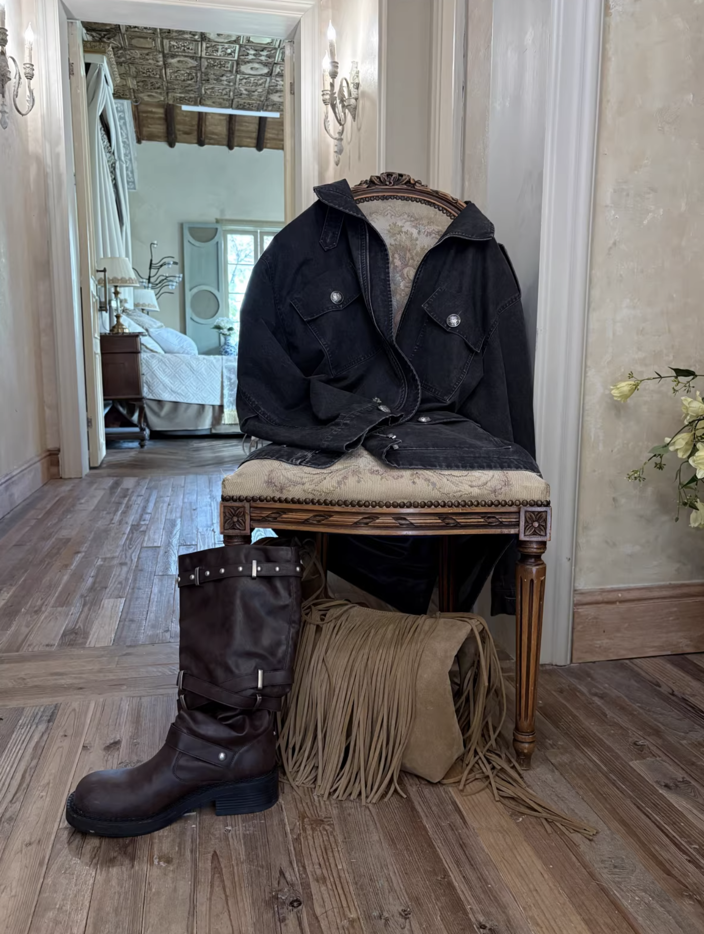 IN STOCK ♱ UTILITY CINCH FIELD JACKET - 2colors - Image 9