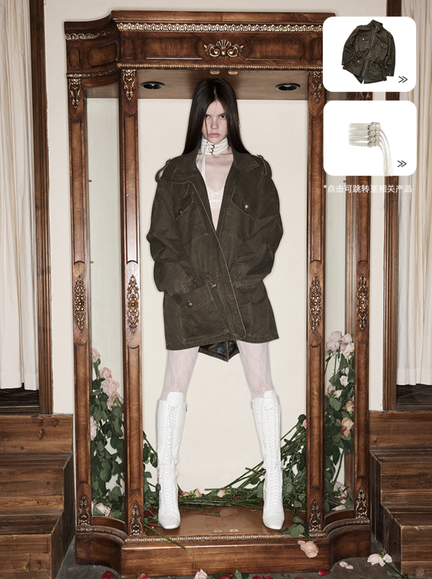 IN STOCK ♱ UTILITY CINCH FIELD JACKET - 2colors - Image 14