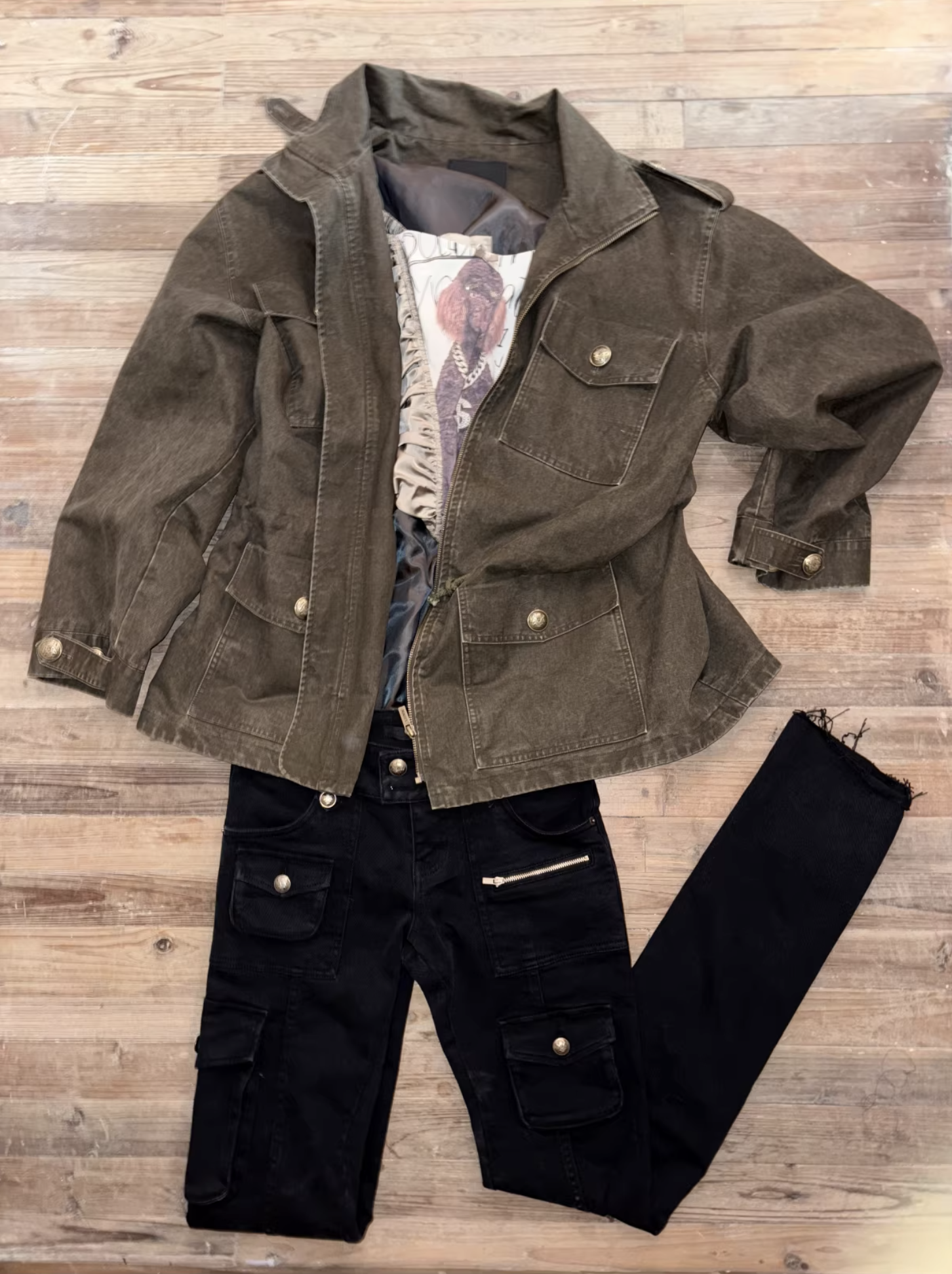 IN STOCK ♱ UTILITY CINCH FIELD JACKET - 2colors - Image 20