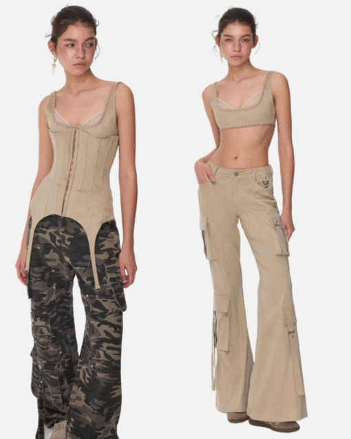 Alternative view of IN STOCK ♱ ZIGGY SCULPTED CORSET WITH BRA & PANTS - 3colors