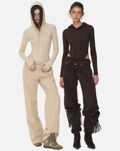 IN STOCK ♱ JELENE HOODIE BODYSUIT & SWEATPANTS - 2colors