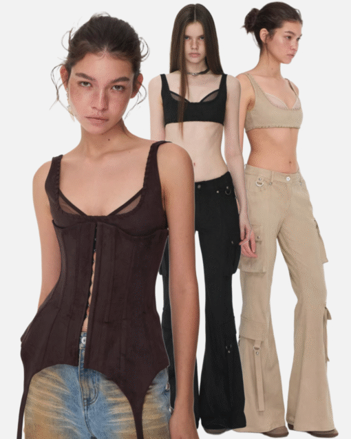 IN STOCK ♱ ZIGGY SCULPTED CORSET WITH BRA & PANTS - 3colors