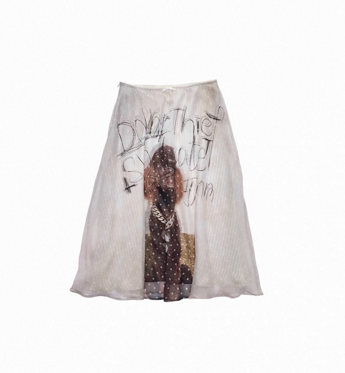 IN STOCK ♱ LAYERED SHEER CHIFFON A-LINE MIDI SKIRT - 2colors - Image 17