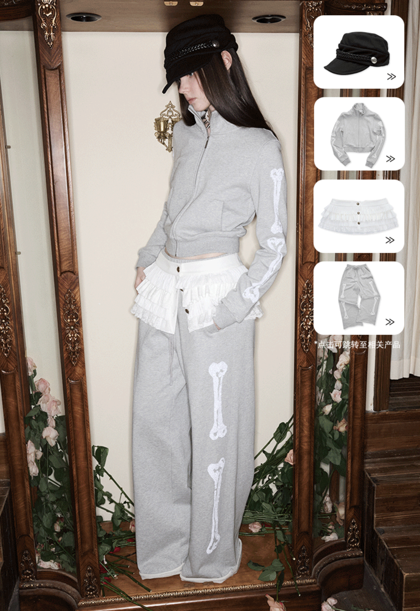 IN STOCK ♱ ZIN STAND-COLLAR SWEATSHIRT & JOGGER SET - 2colors - Image 7