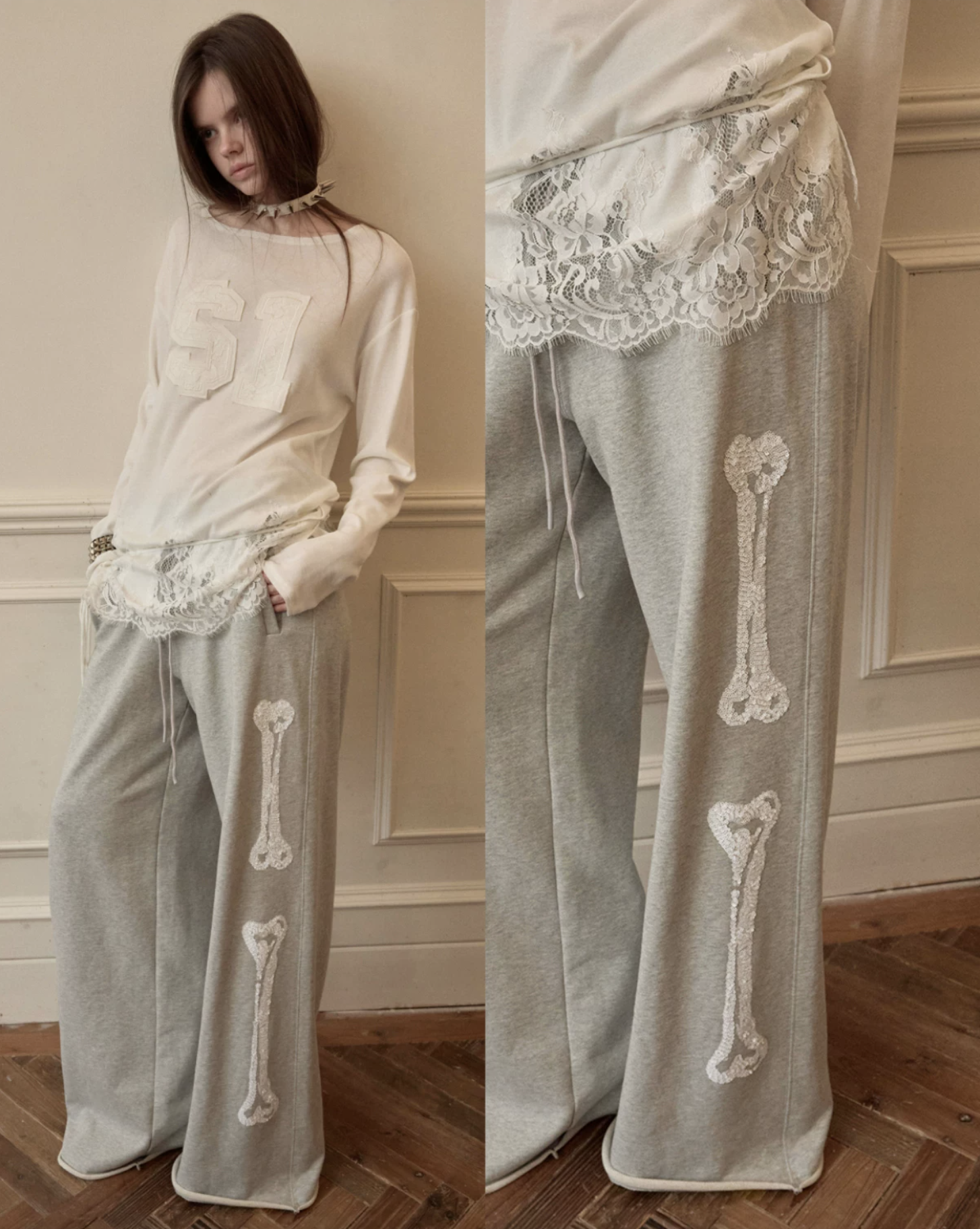IN STOCK ♱ ZIN STAND-COLLAR SWEATSHIRT & JOGGER SET - 2colors - Image 17