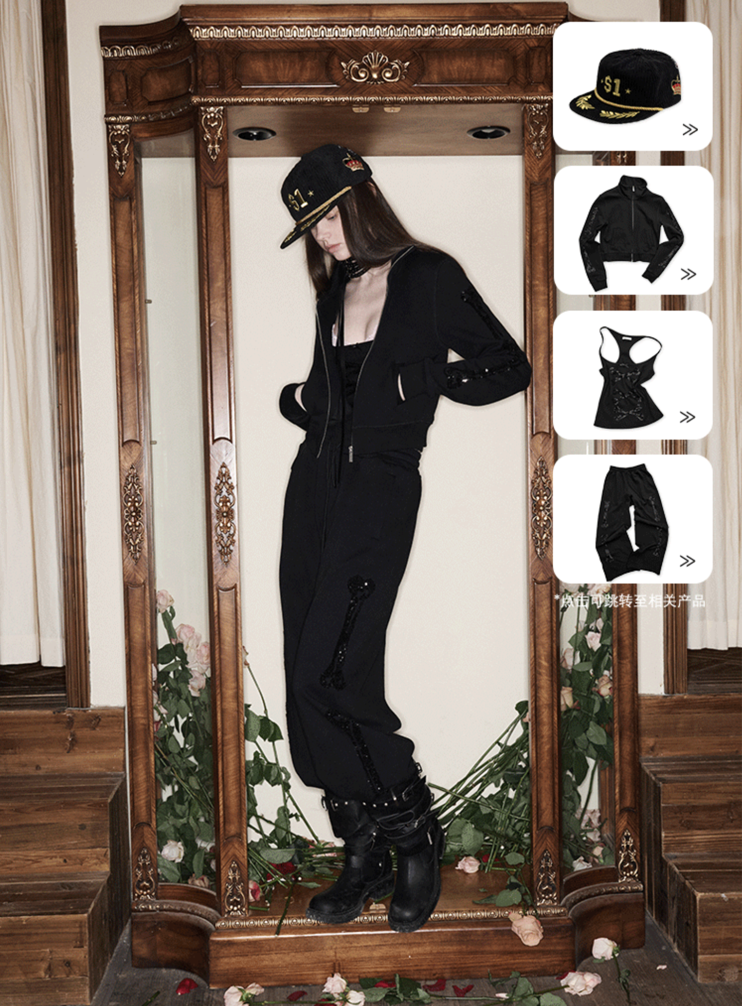 IN STOCK ♱ ZIN STAND-COLLAR SWEATSHIRT & JOGGER SET - 2colors - Image 18
