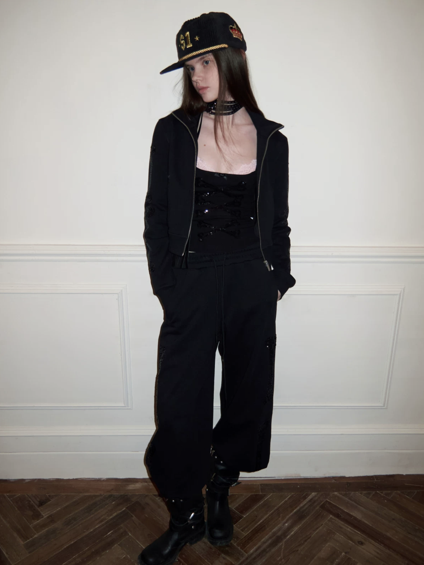 IN STOCK ♱ ZIN STAND-COLLAR SWEATSHIRT & JOGGER SET - 2colors - Image 20